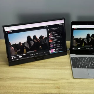 Intehill จอพกพา 15.6 นิ้ว FHD จอสัมผัส จอเสริมคอมพิวเตอร์ Touchscreen Monitor เชื่อมต่อ Windows รองรับสัมผัส 10 จุด