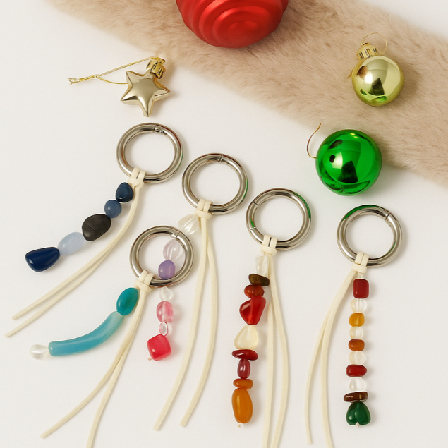 MOTTOM - Stone Beads Charm A [Free Gift]