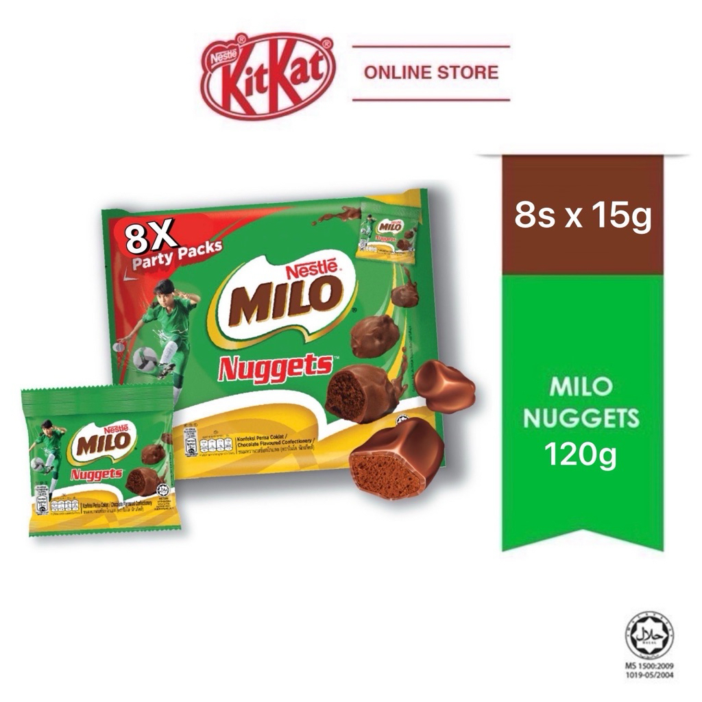 ไมโลนักเก็ต  milo nuggets 120กรัม