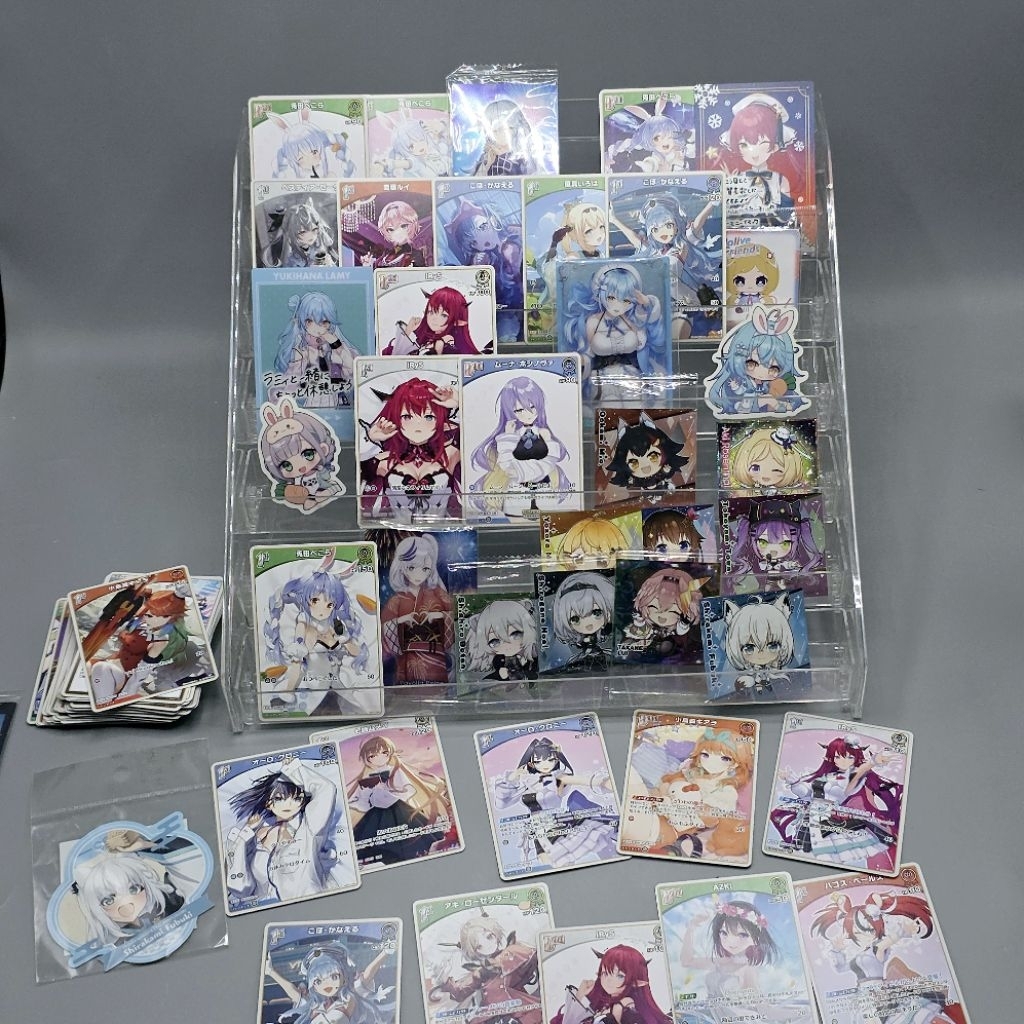 (พร้อมส่ง/แท้✅️) ของสะสม hololive การ์ด สติกเกอร์ hololive card sticker pekora marin fubuki noel cov