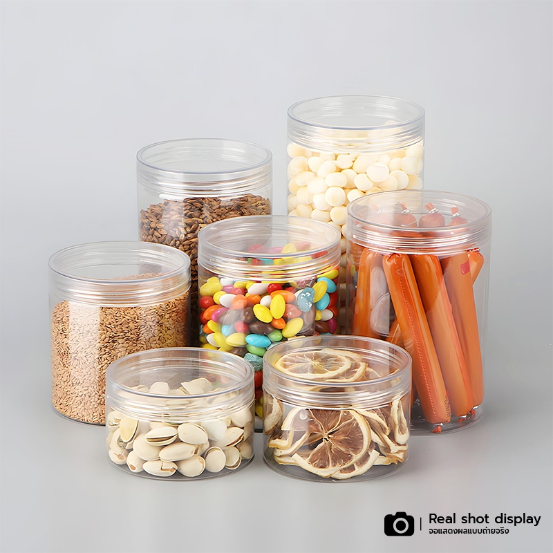 【พร้อมส่ง 50pcs】กระปุกพลาสติก PET+ ฝาเกลียว ฝาใส 100mmกระป๋องพลาสติก ใช้บรรจุอาหารได้อย่างปลอดภัย พร้อมแผ่นโฟมกันอากาศ - รูปที่ 4