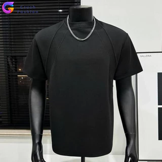 Crush Oversized Timeless ผ้าหนายับยากรีดง่าย เสื้อยืดทรงหลวม ดีไซน์คลาสสิค เสื้อยืดเปล่า