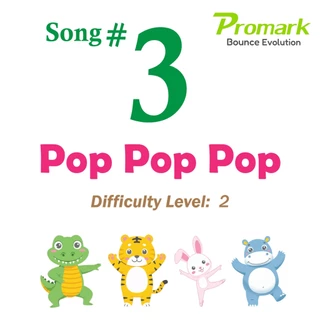 (ประกัน 1ปี) Promark มีเกมเต้น เด็กๆ ยิ่งโดดยิ่งสูง แทรมโพลีน Bounce Evo Trampoline Dancing Game