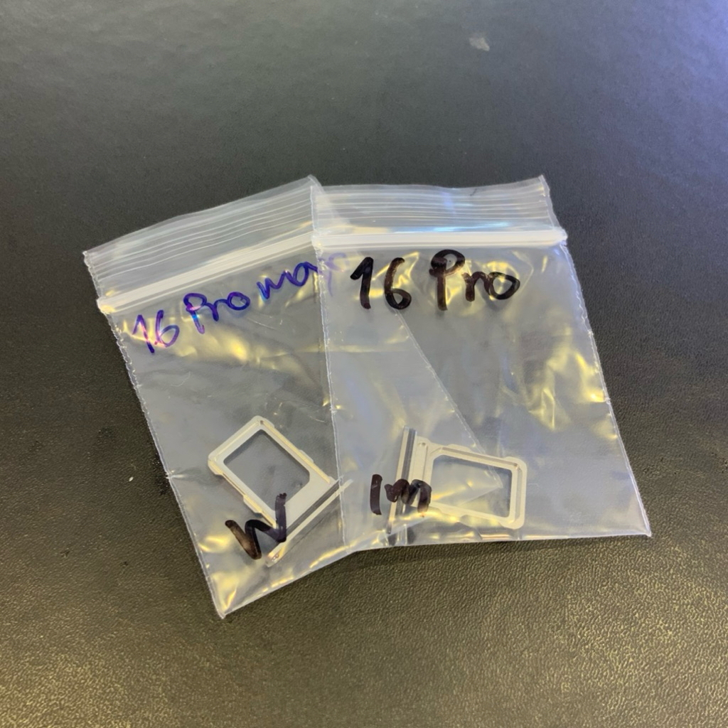 ถาด sim สำหรับ iPhone  16 pro/16 promax ช่องใส่ถาด sim ถาดใส่sim มีงานแกะเครื่อง และ งานใหม่