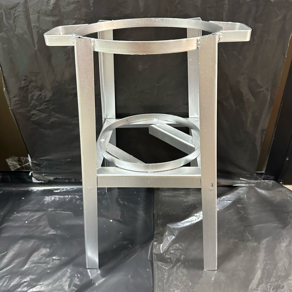 ขาตั้งถังปิคนิค ขาตั้งถังแก๊ส4 กก.มีหูจับ ใช้กับถังแก๊ส4กิโลได้ทุกยี่ห้อ ขาปิคนิค