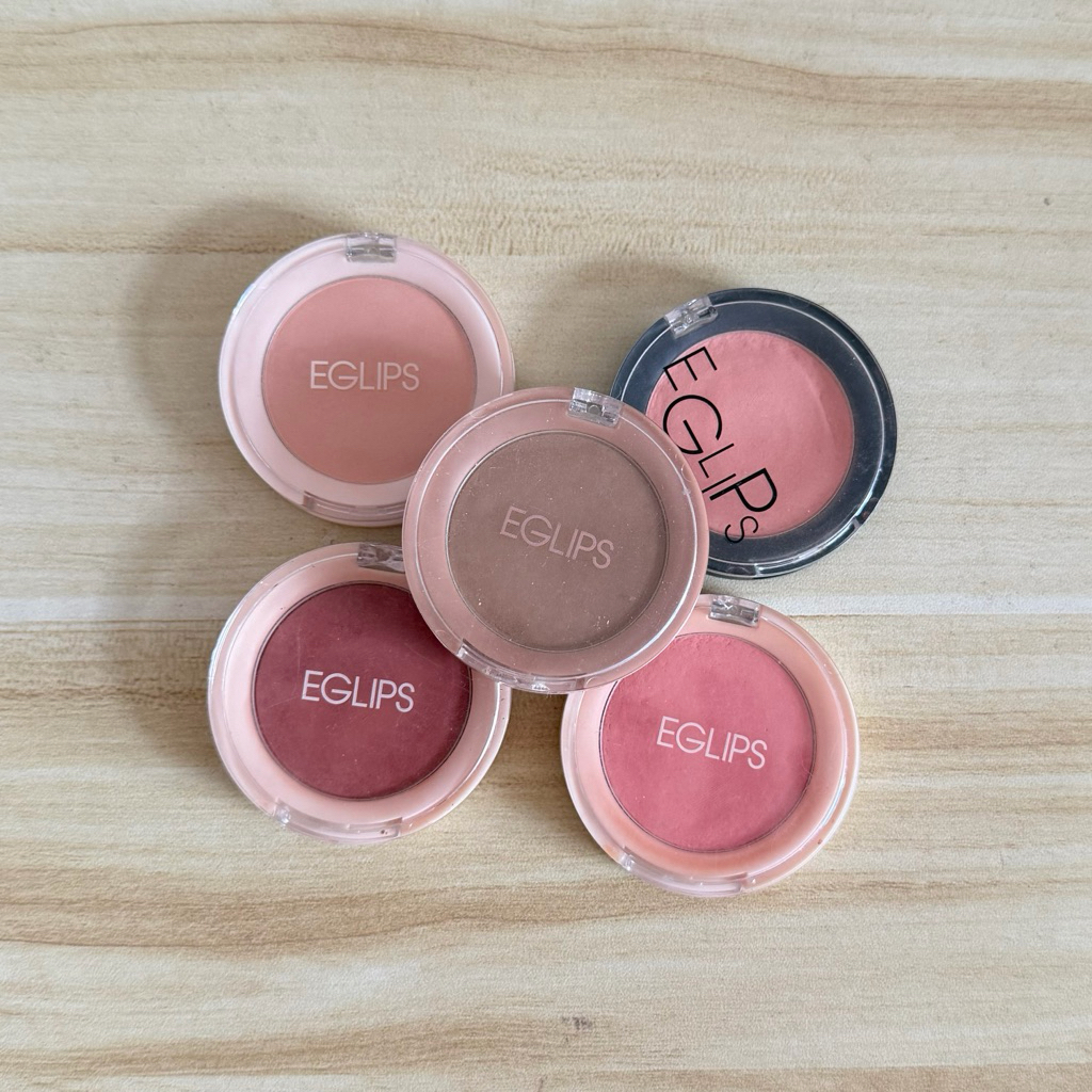Eglips blush/ shading ใช้แล้ว ตี70-90% ปริมาณ สีตามรูป ตลับไม่สวยขอคนรับได้