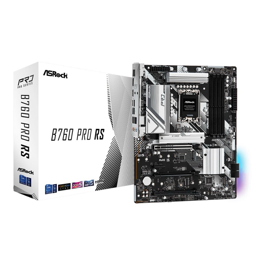 MAINBOARD ASROCK B760 PRO RS (DDR5) (SOCKET LGA 1700) (ATX)