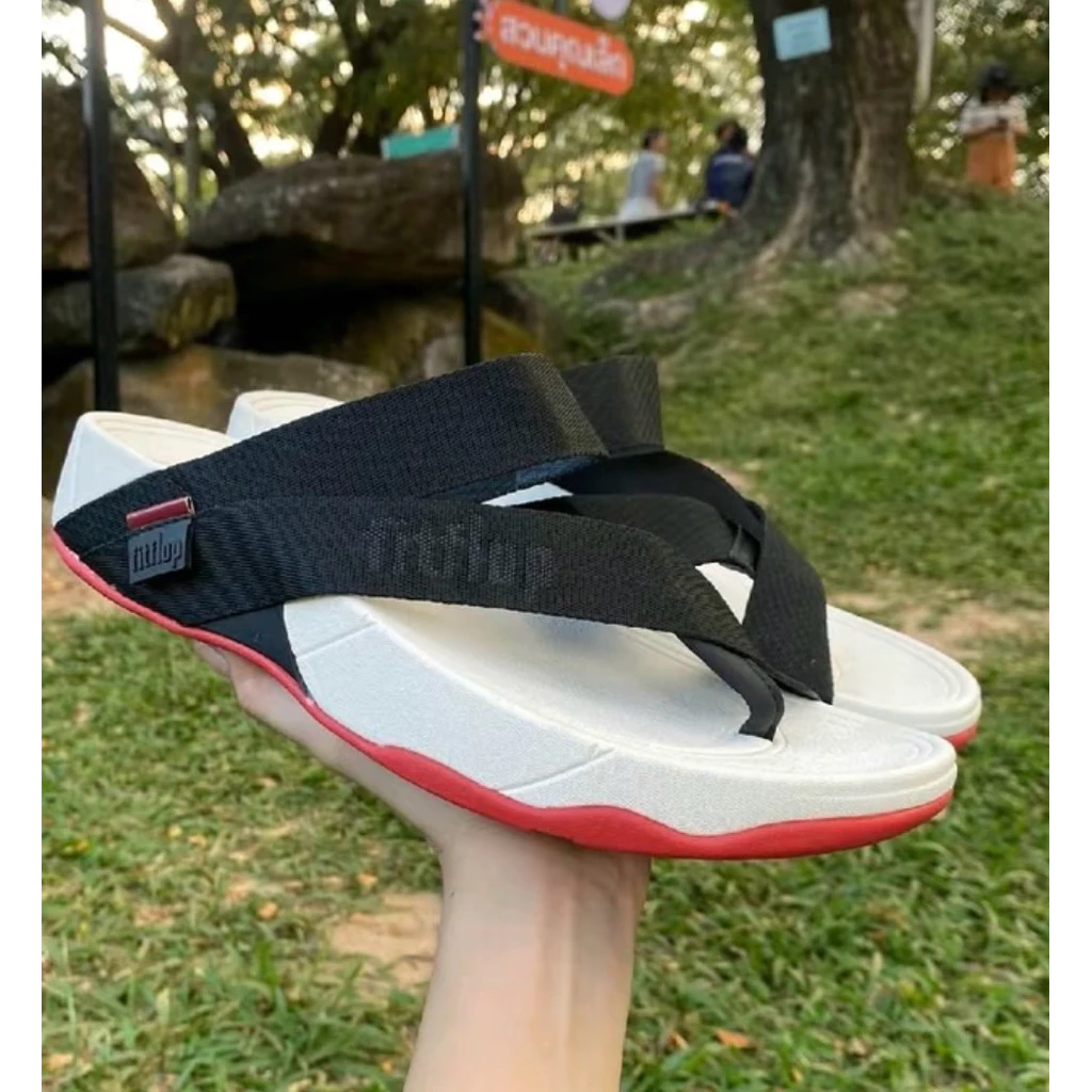 รองเท้าเตะสายสลิงพื้นนิ่มใส่สบายเพื่อสุขภาพเท้ามีรายซีลายใส่สำหรับผู้หญิงและผู้ชาย