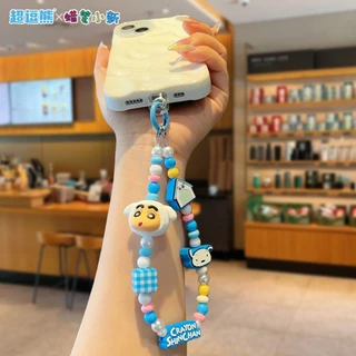 (ลิขสิทธิ์แท้) สายคล้องโทรศัพท์มือถือ, พวงกุญแจ, จี้/เครื่องประดับห้อย Crayon Shin-chan เครยอนชินจัง