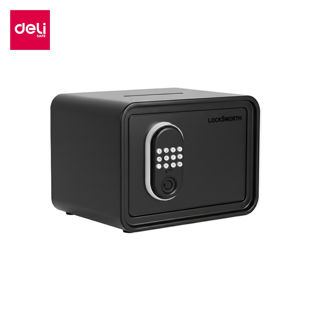 Deli ตู้นิรภัย ตู้เซฟ ล็อคระบบกุญแจและรหัส ใช้ได้ยาวนาน มาตฐานระบบความปลอดภัย Safe box