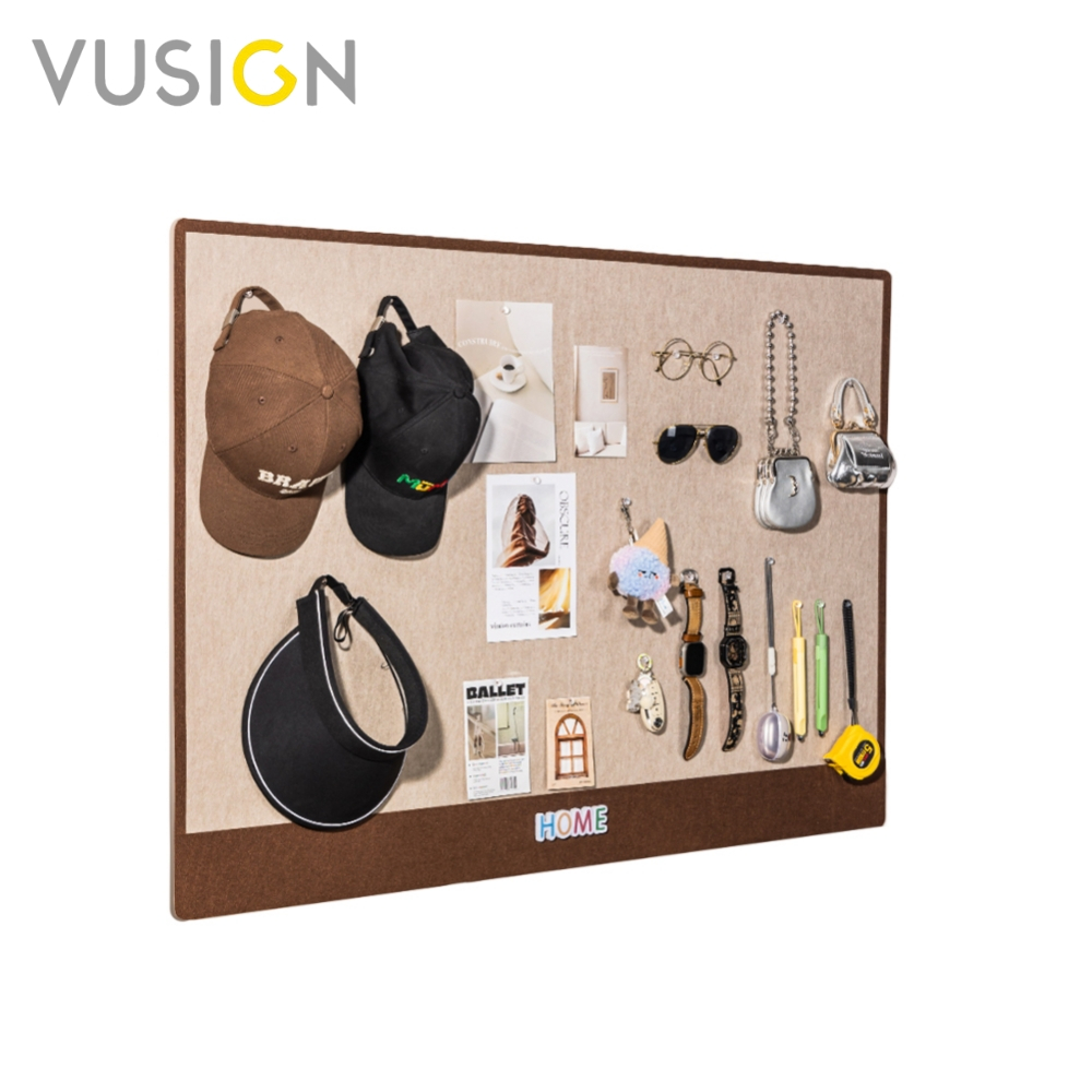 Vusign กระดาน กระดานสักหลาด กระดานปักหมุด หนาทนทาน มี 4 ขนาด 30*40/40*60/60*80/80*120 Felt Board