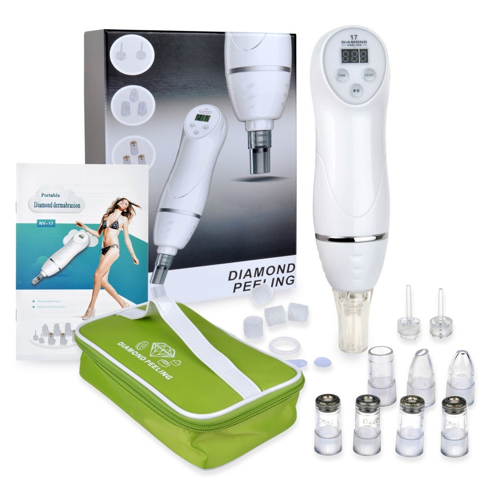 สินค้า Hot Sale เครื่องดูดสิวและขจัดสิวเสี้ยนด้วยเพชร Demabrasion เครื่องดูดสิวและขจัดสิวเสี้ยนแบบสุญญากาศ ดูดสิวและลอกผ