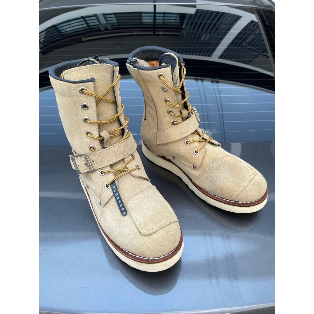 ส่งฟรี 8.5Us 26.5cm รองเท้า AVIREX YAMATO AV2100 Engineer Boots | มือสองสภาพดี แท้ by OldShoes