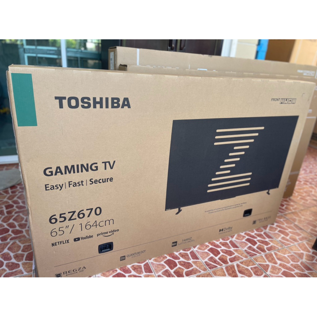 TV QLED 65 นิ้ว TOSHIBA (4K, QLED, VIDAA) 65Z670MP_ ของใหม่ประกัน3ปี