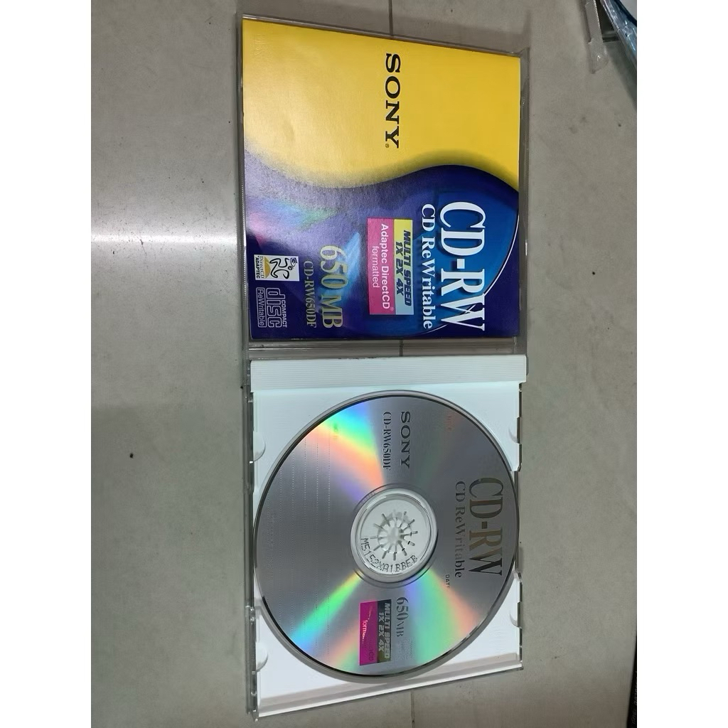 ใช้แล้ว แผ่นซีดีเปล่า 650mb Sony cd-rw cd rewritable /แผ่นซีดีเปล่า(โกดัก)KODAK CD-R ULTIMA, Cd-R 70