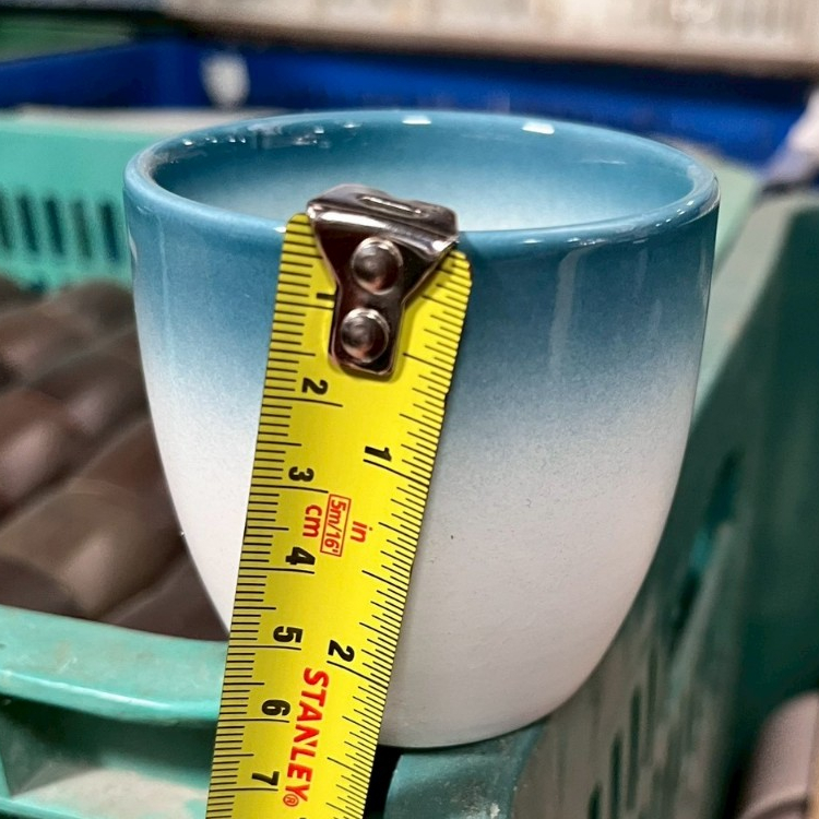 แก้วชา จอกชา แก้วดื่มชา มีหลายสีให้เลือก ทำจากเซรามิกเนื้อดี เข้าไมโครเวฟได้ - รูปที่ 3