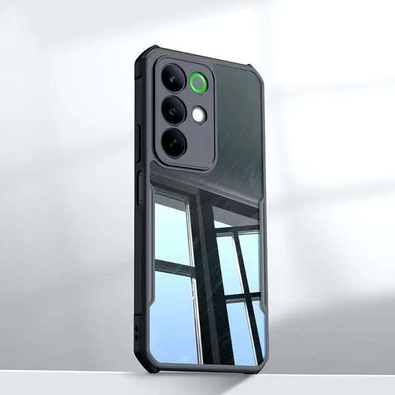 Realme C85 Pro/Realme C85(ส่งในไทย)เคสกันกระแทกขอบสีหลังใสRealme C85 Pro 5G/Realme C85 5G/Realme 15X 5Gตรงรุ่น