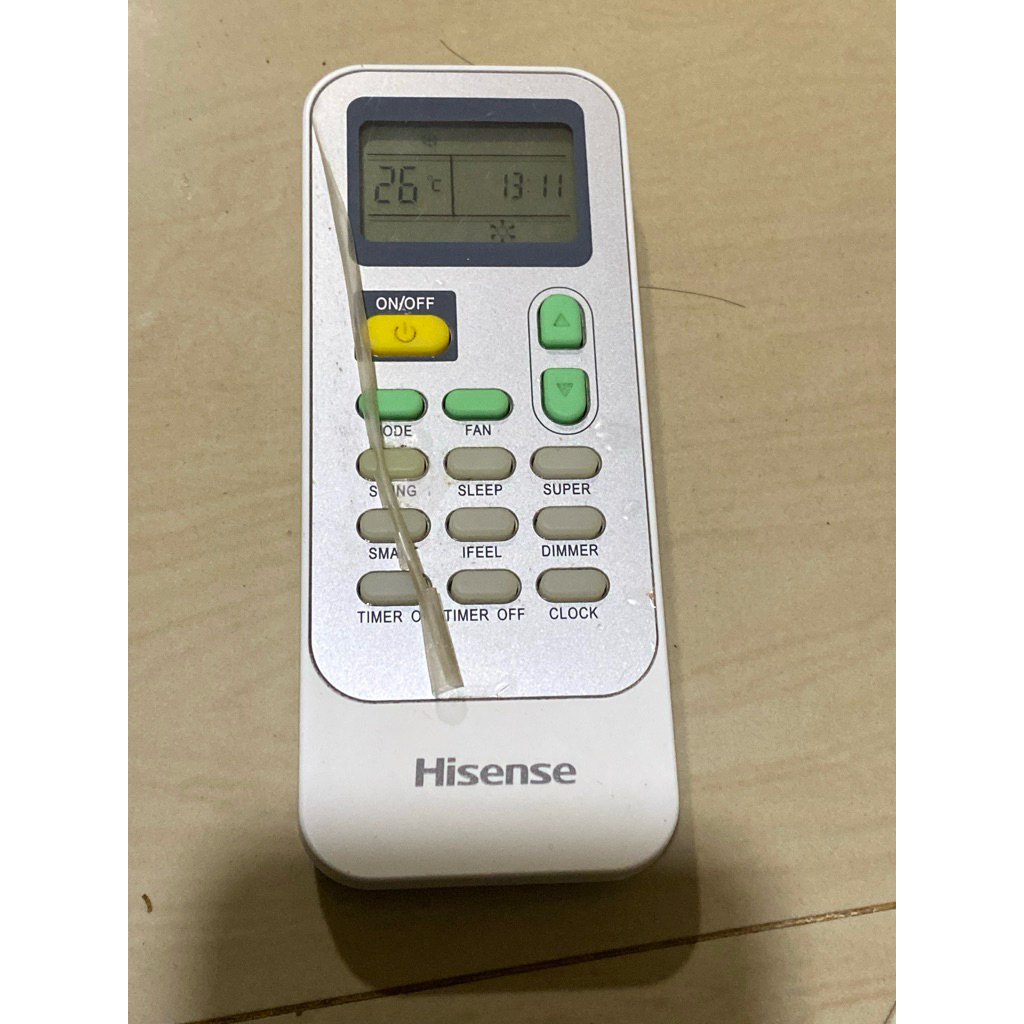 รีโมทแอร์เคลื่อนที่hisense