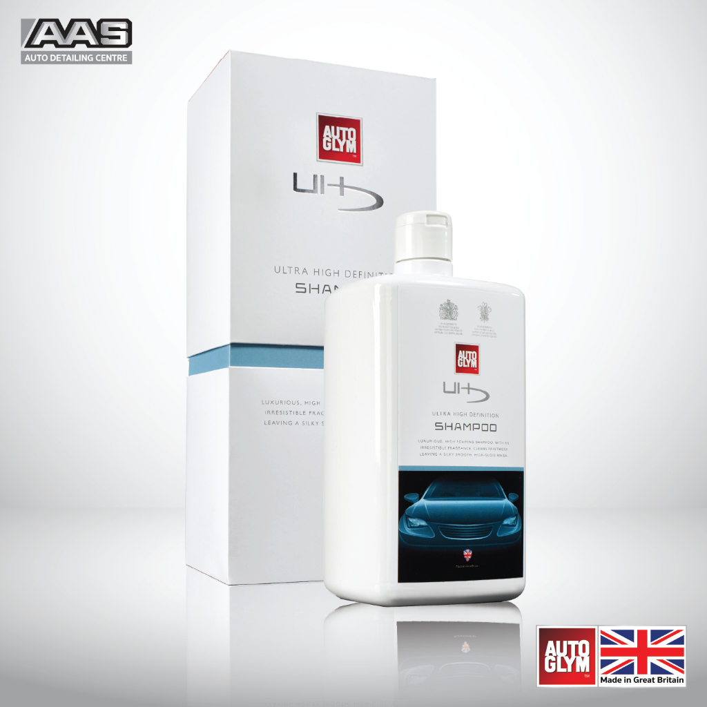 Autoglym Ultra High Definition Shampoo แชมพูล้างรถผสมแว็กซ์เพิ่มความเงาสีชนิดพิเศษ ขนาด 1 ลิตร