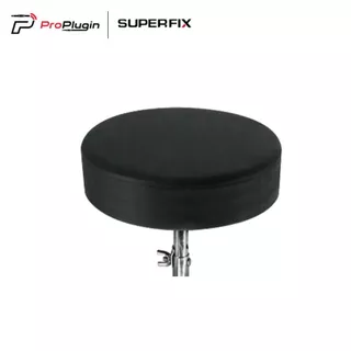 Superfix Drum throne (XKB211) เก้าอี้กลอง ปรับระดับได้ ที่นั่งหุ้มหนัง แข็งแรง ทนทาน เบาะนุ่ม รองรับการซ้อมและการแสดง