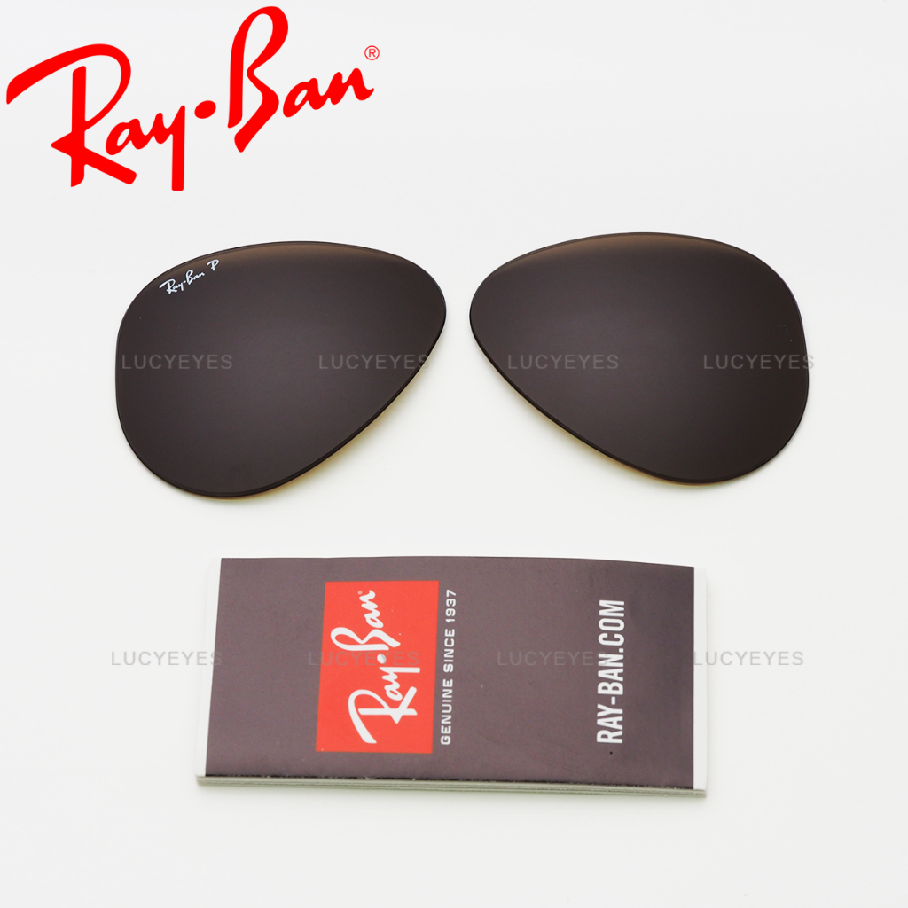 เลนส์ AVIATOR แท้ 100%  RB3025 001/57 เลนส์สีน้ำตาล Polarized