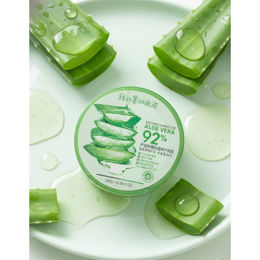 พร้อมส่งจ้า เจลว่านหางจระเข้ 92% Aloe Vera Smoothing gel ALOE VERA 92% SOOTHING GEL
