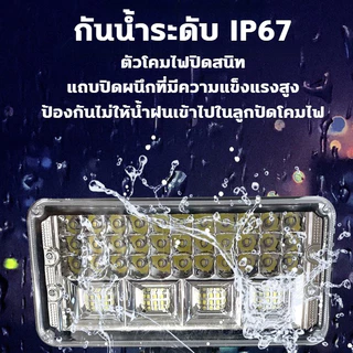 ไฟทำงาน LED แบตเตอรี่ 8นิ้ว ไฟฉายไฟทำงาน 21V Li-ion ถ่านชาร์จ ไฟน้ําท่วม ไร้สาย ไฟ LED ทำงานไร้สาย แบตเตอรี่Makita