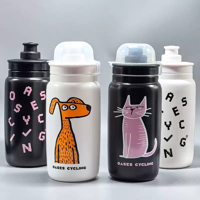 OASES CYCLING Water Bottle for Cyclists 550ml (ไม่มีฝาใส) กระติกน้ำที่ไม่ได้มีดีแค่น่ารัก แต่พร้อมอยู่ข้างคุณทุกกิโลเมตร