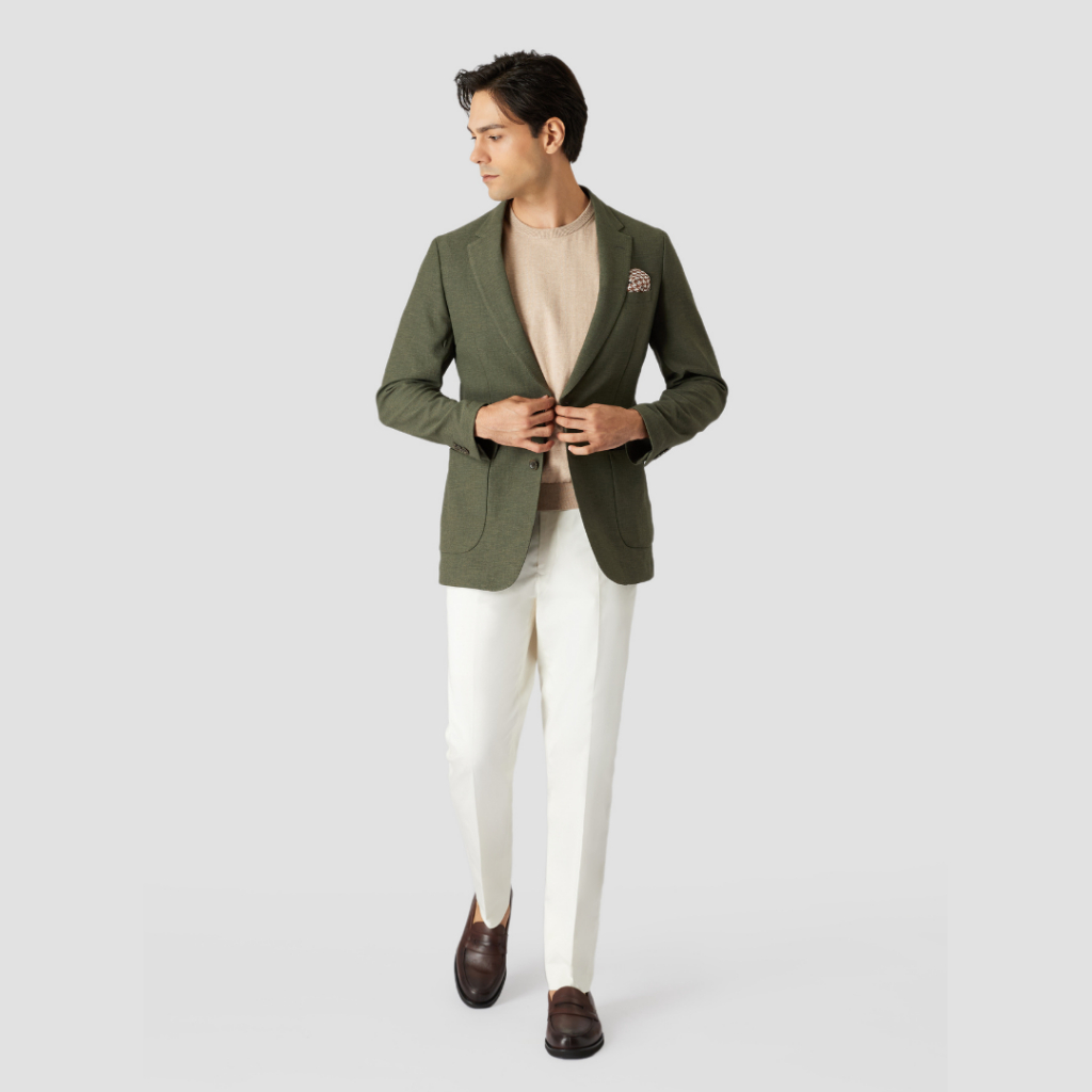 SUIT SELECT RIRANCHA 4S Jacket (Green) เสื้อแจ็คเก๊ตสีเขียว ราคา ถูกที่สุด ดีลบีเคเค แกลเลอรีภาพที่ 2