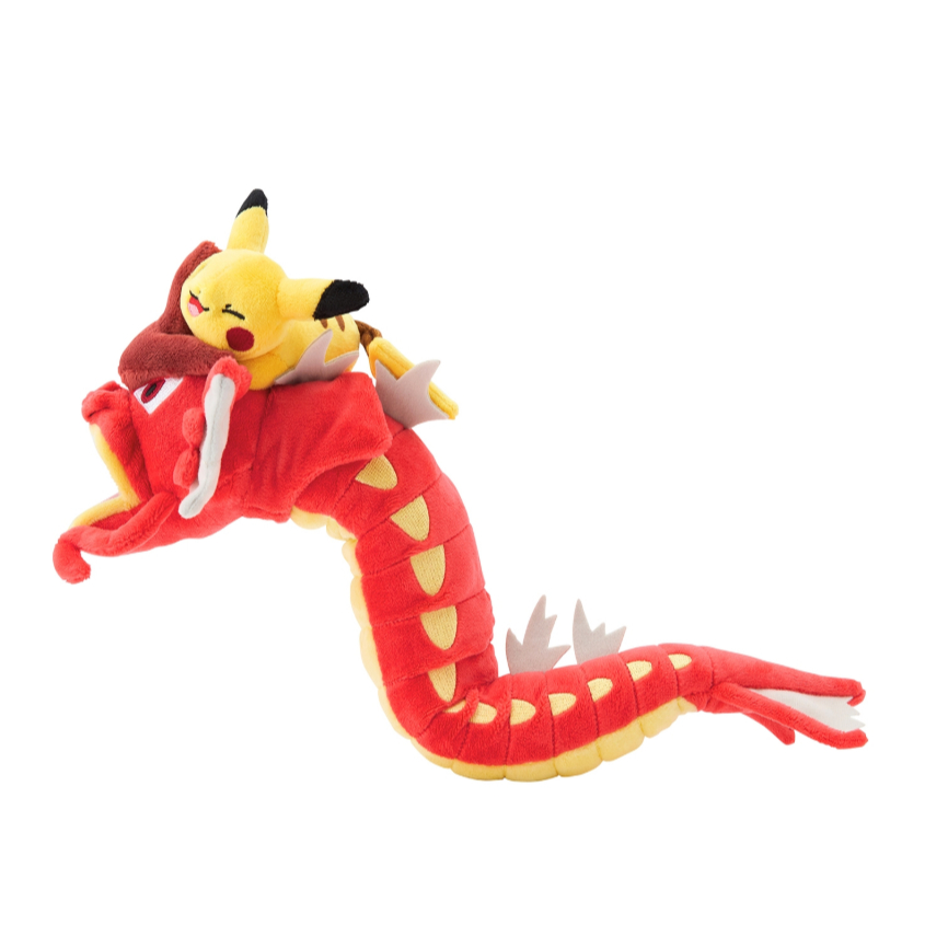 [Pokémon]Red Gyarados and Pikachu Plush Toy, Pokémon Center Hiroshima[Direct from Japan] ราคา ถูกที่สุด ดีลบีเคเค แกลเลอรีภาพที่ 4