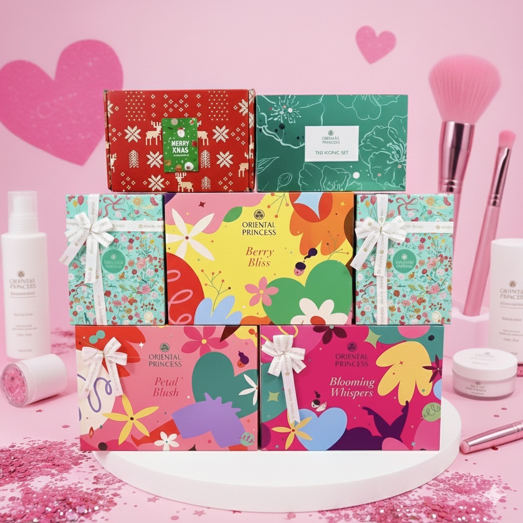 เซตของขวัญ Oriental Princess Blooming Whispers Set 3 ชิ้นพร้อมกล่องไม่มีโบว์