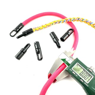 ขอเกี่ยวโลหะ ก้นหมุนได้ ขอเกี่ยวเชือกกลม 7/8/9 มิล สีดำ(2ชิ้…