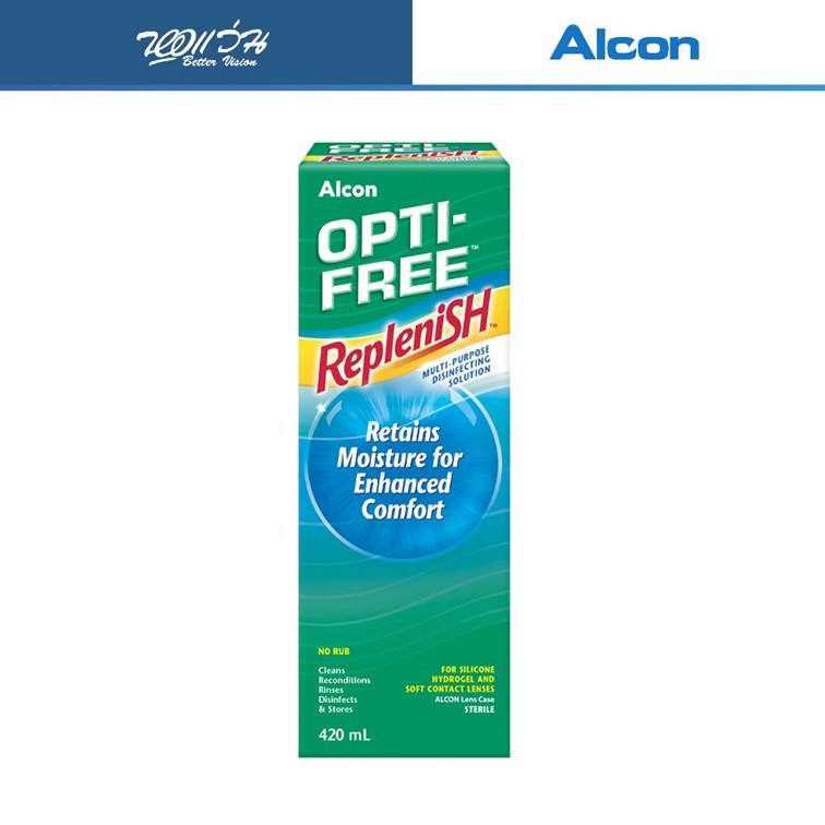 [หมดอายุ:10/2026] Alcon Opti-Free Replenish 420 ml.
