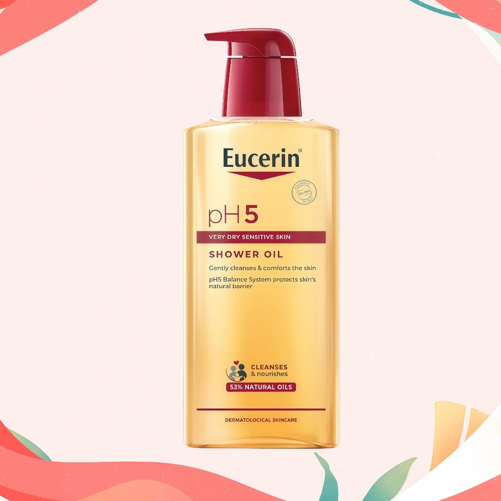 ของแท้ /น้ำมันอาบน้ำ EUCERIN PH5 Very Dry Sensitive Skin Shower Oil 400 ml.