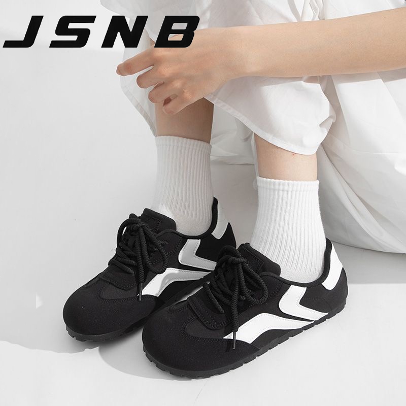รองเท้า German Trainer คลาสสิก ไซส์ใหญ่ 36-45 สำหรับผู้หญิง สไตล์วินเทจ ใส่ได้ทุกวัน