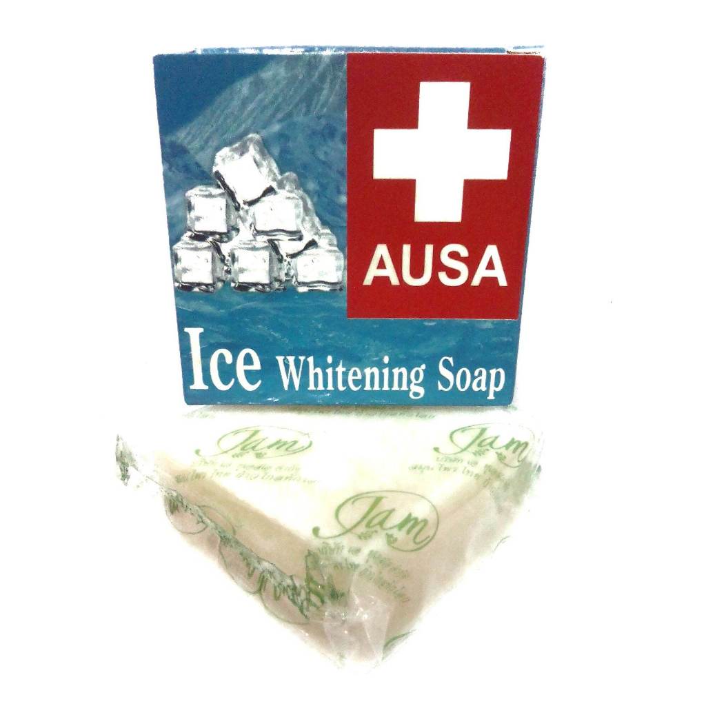 สบู่ Ausa Ice Whitening – ผิวขาวเย็นสดชื่น