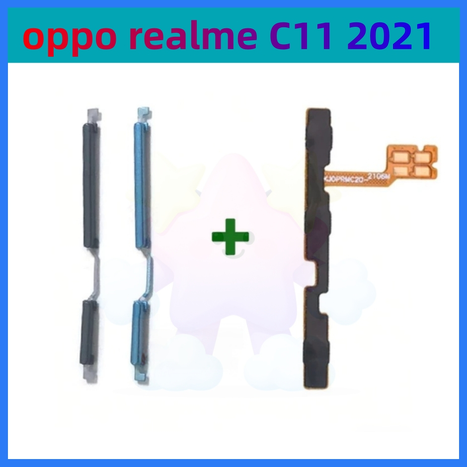 แพรสวิตช์ ปุ่มสวิทนอก ปุ่มเปิดปิด ปุ่มนอก สําหรับ Realme C11 2021