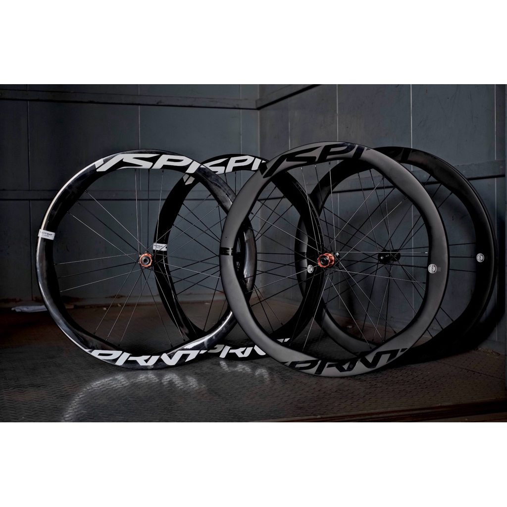 ล้อคาร์บอน VSPRINT Curve V4555 Disc Brake 2026 ลูกปืน Ceramic ดุมระบบ Ratchet 60T ขอบล้อ UCI Approved รับประกัน 3 ปี