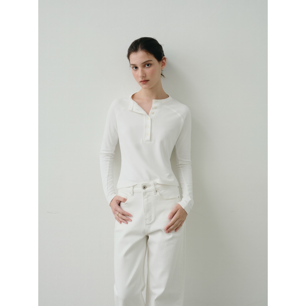 (สินค้าพร้อมส่ง) Hounddown - Noel Long Sleeve Tee - รูปที่ 5