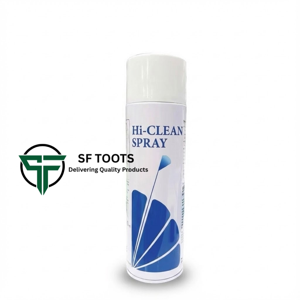 Hi-CLEAN SPRAY สเปรย์น้ำมันสำหรับทำความสะอาดและหล่อลื่นหัวกรอฟัน (Dental Handpiece Spray)