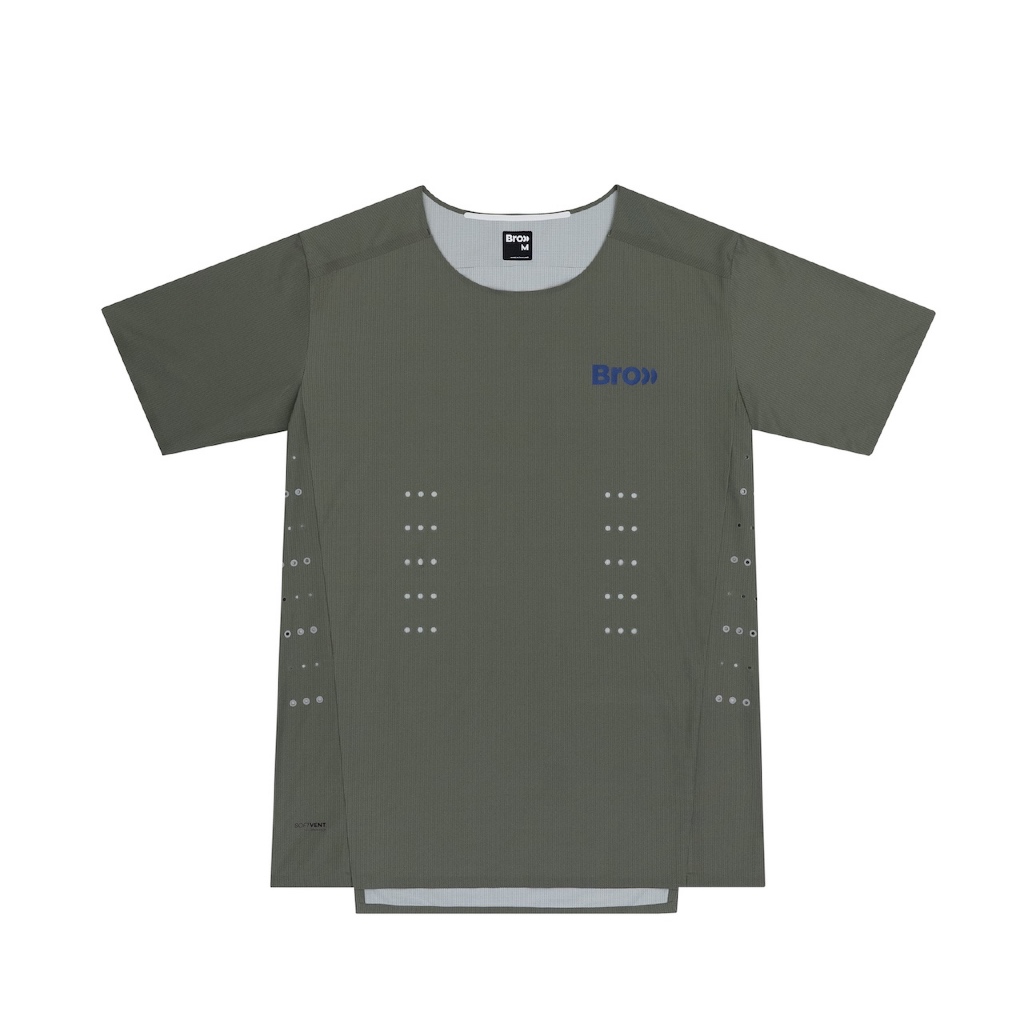 BROOO PRO RUNNING T-SHIRT OUT OF CONTROL WHITE
