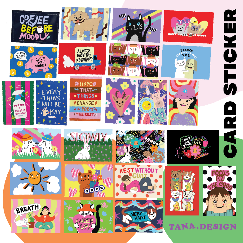 [Tana.design] CARD sticker