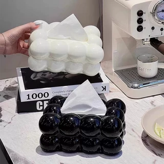 กล่องทิชชู่ กล่องใส่ทิชชู่มินิมอล กล่องใส่กระดาษทิชชู่ TISSUE BOX ของตกแต่งบ้าน กันฝุ่น กันน้ำ