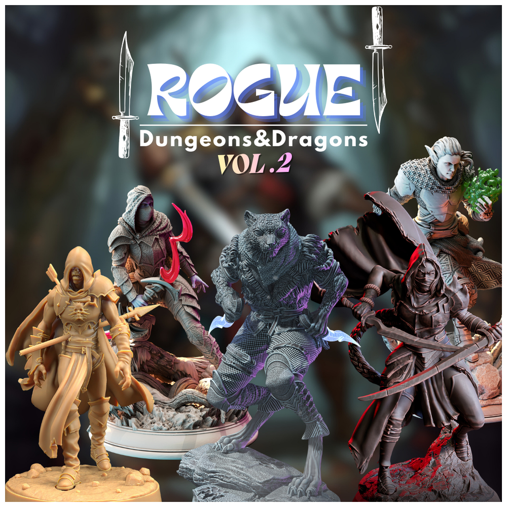 Dnd miniature Dungeon and dragons ROGUE CLASS [VOL.2]