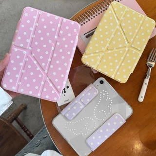 🔥พร้อมส่ง🔥เคสไอแพด พับตัว Y Air8 Air7 ที่ใส่ปากกา คอลเล็กชั่นลายจุด เคส iPad Gen11 Gen10 Air6 Air13