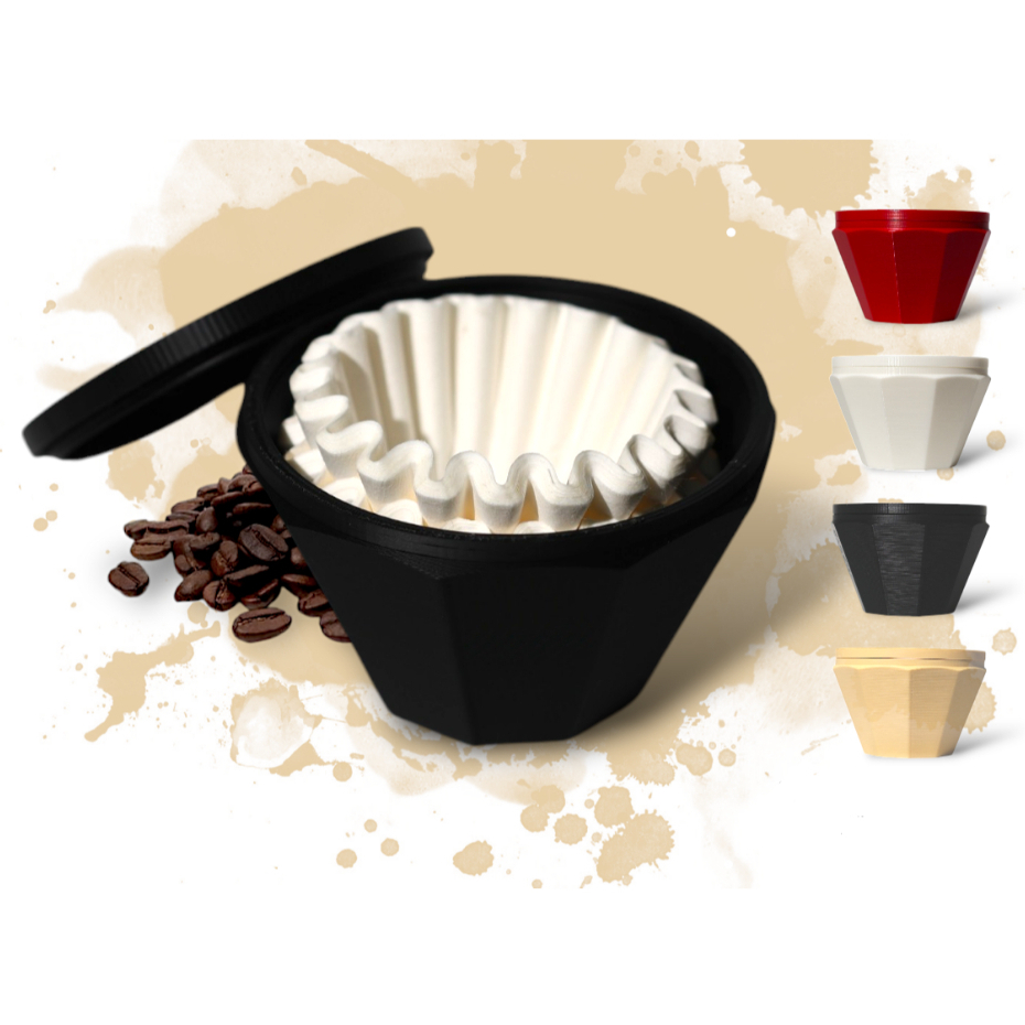 กล่องใส่กระดาษดริป แบบกรวยหยัก  Kalita 155