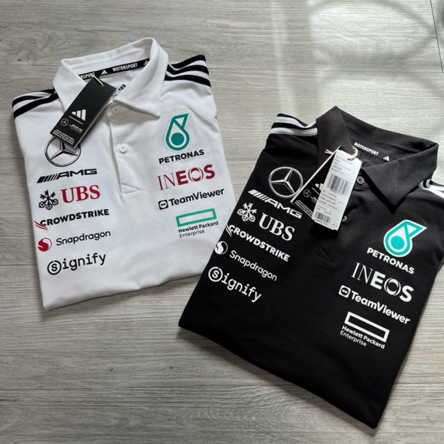เสื้อโปโลทีม ADIDAS X MERCEDES - AMG PETRONAS FORMULA ONE (ของแท้100% ออกShop)🇬🇧