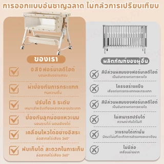 LionToys เปลเด็กอ่อน เปลเด็ก เก้า้าอี้โยกสำหรับทารก ปรับได้ 5 ระดับ วัสดุ ABS เป็นมิตรกับสิ่งแวดล้อม