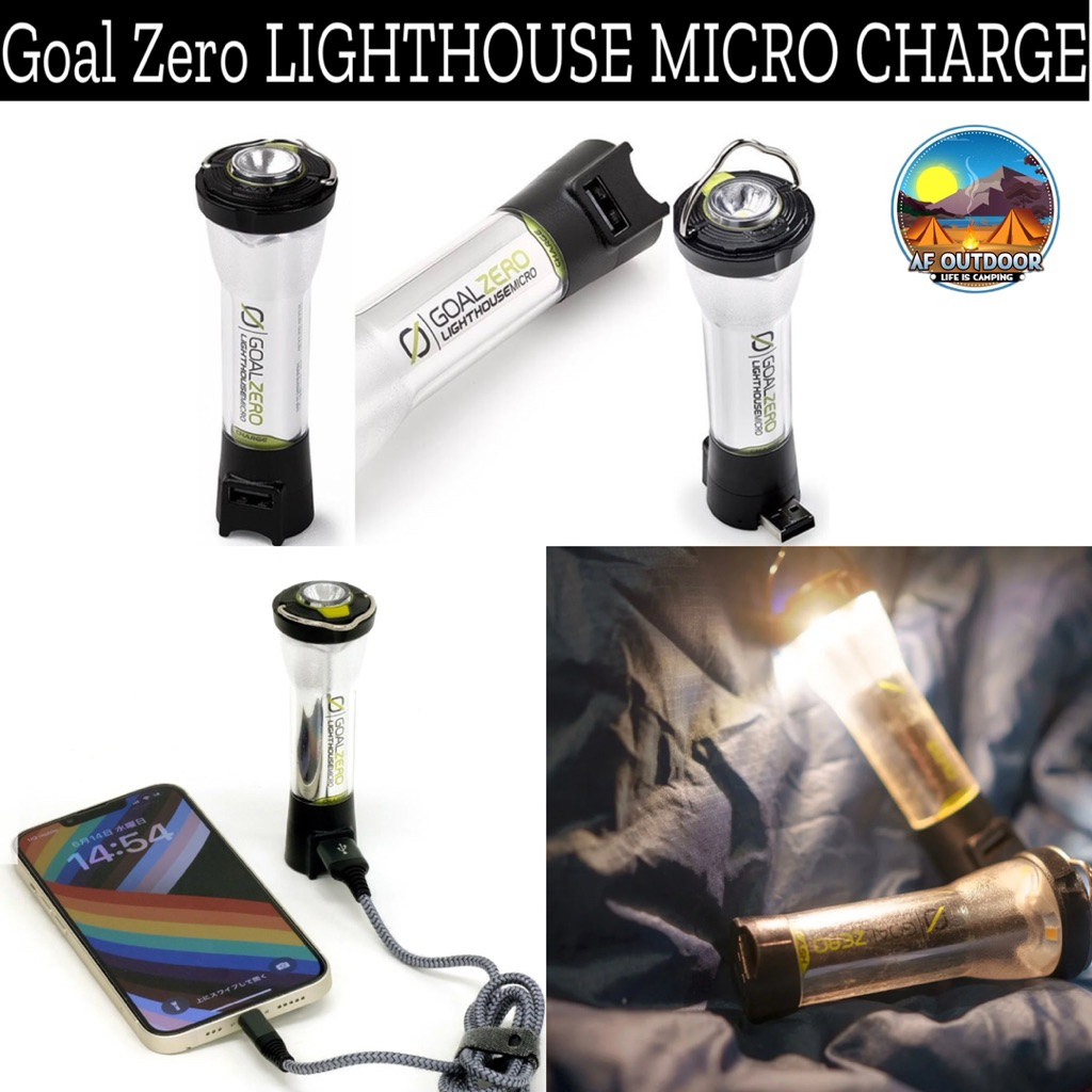 🇺🇸พร้อมส่ง รุ่นท็อปสุด🇺🇸 ไฟฉาย Goal Zero LIGHTHOUSE MICRO CHARGE(ประกัน 1 ปี)