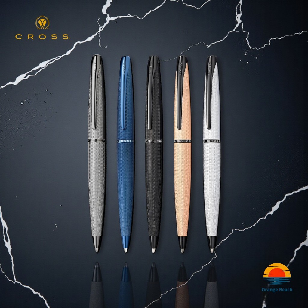 Cross ATX Ballpoint Pen/N882/ปากกาลูกลื่น/ครอส/ด้ามใหญ่/ดีไซน์หรู/ของขวัญ/ของแท้/พร้อมกล่อง